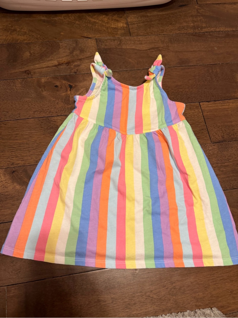 Garanimals Pastel Rainbow Stripe Tank Dress